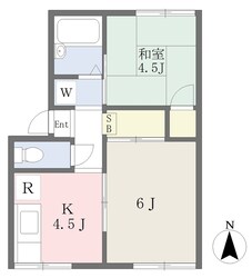 フラット千代ケ丘の物件間取画像